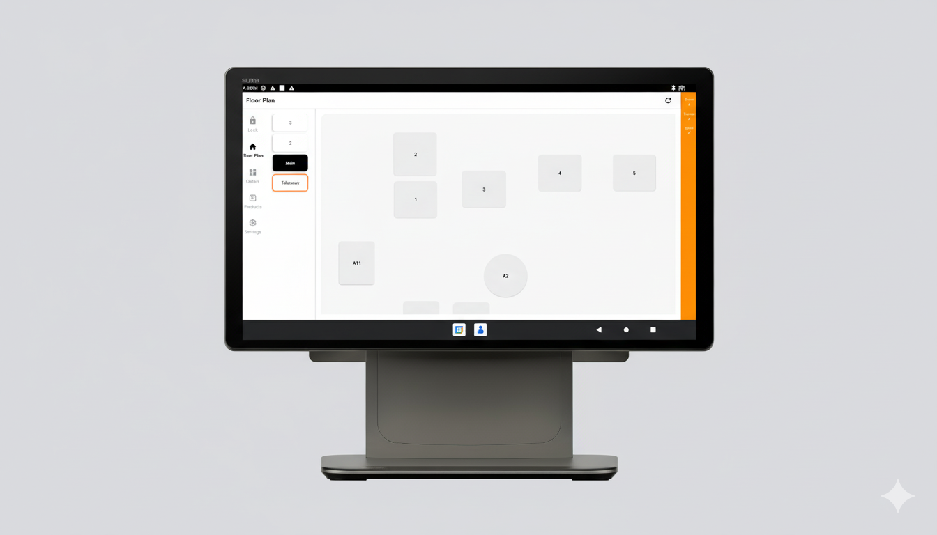 Hivive Android Dual Screen POS System 15.6" + 10" Tap to Pay