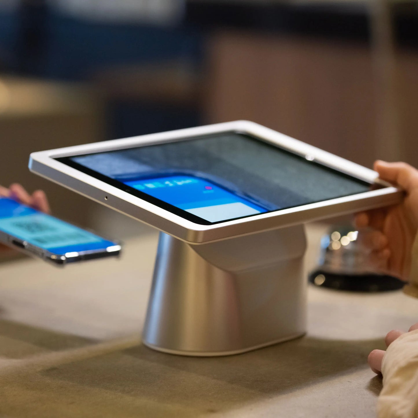 Counter POS Stand for iPad (Removable Tablet)