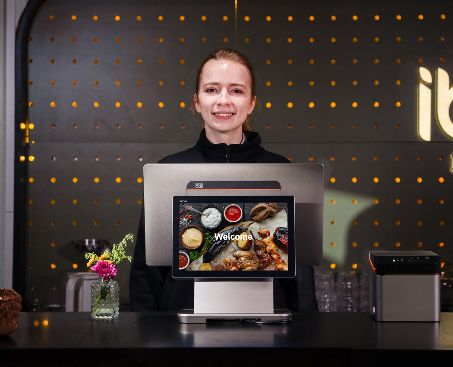 Hivive Android Dual Screen POS System 15.6" + 10" Tap to Pay
